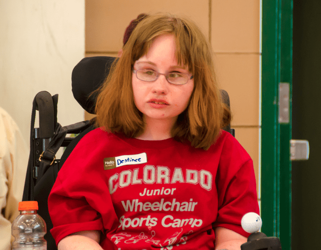 destinee wheelchair camp